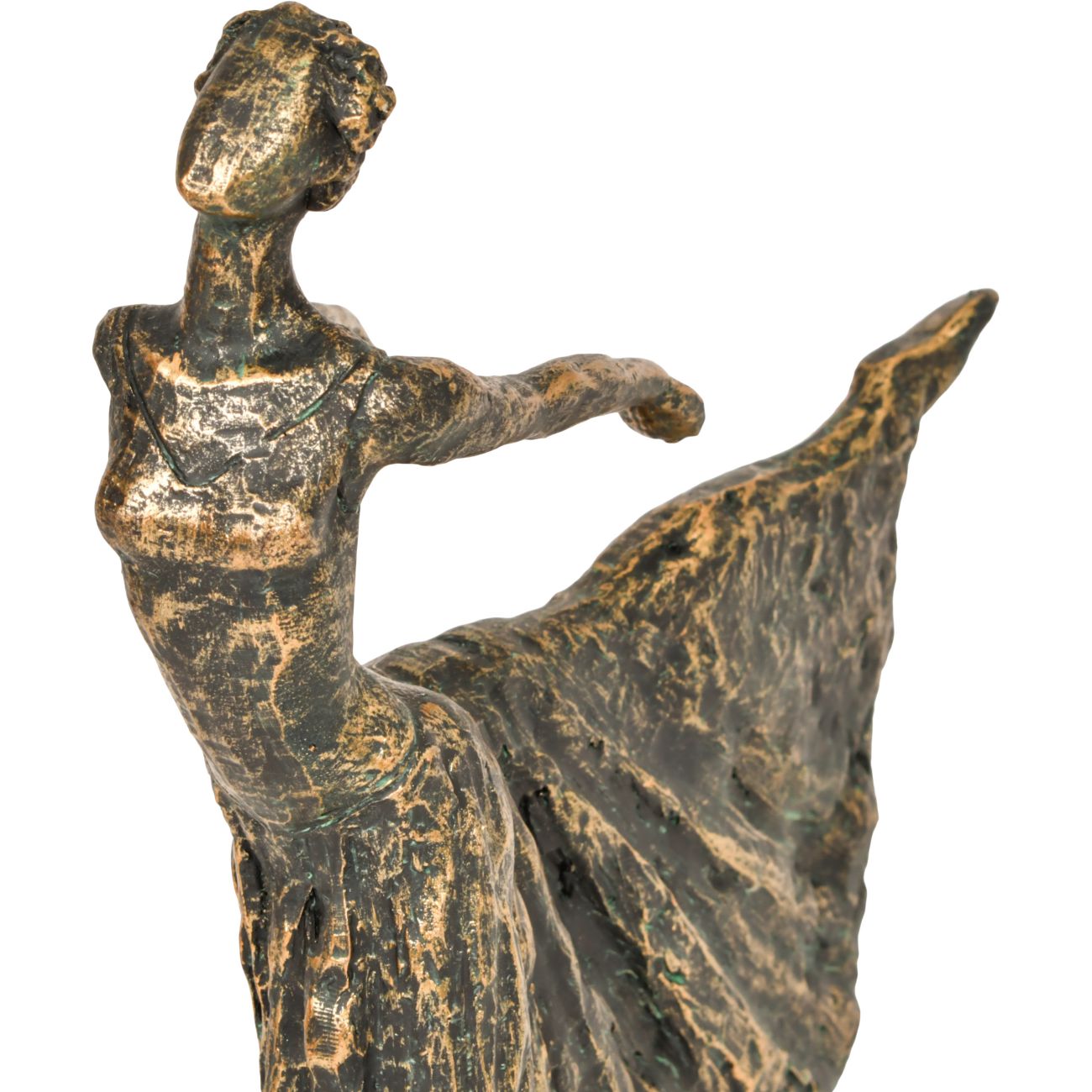 Antique Bronze Lady Dancer Sculpture - CLEARANCE